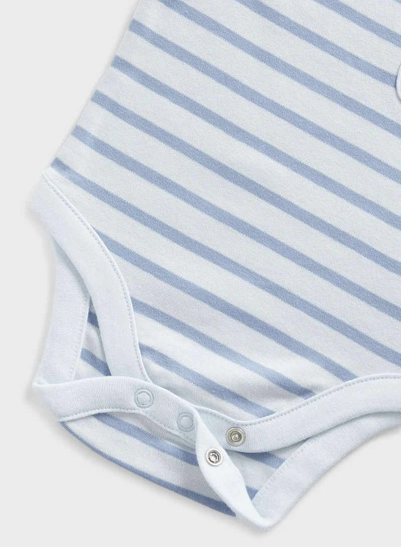 mothercare Infant 2 Pack Assorted Bodysuit