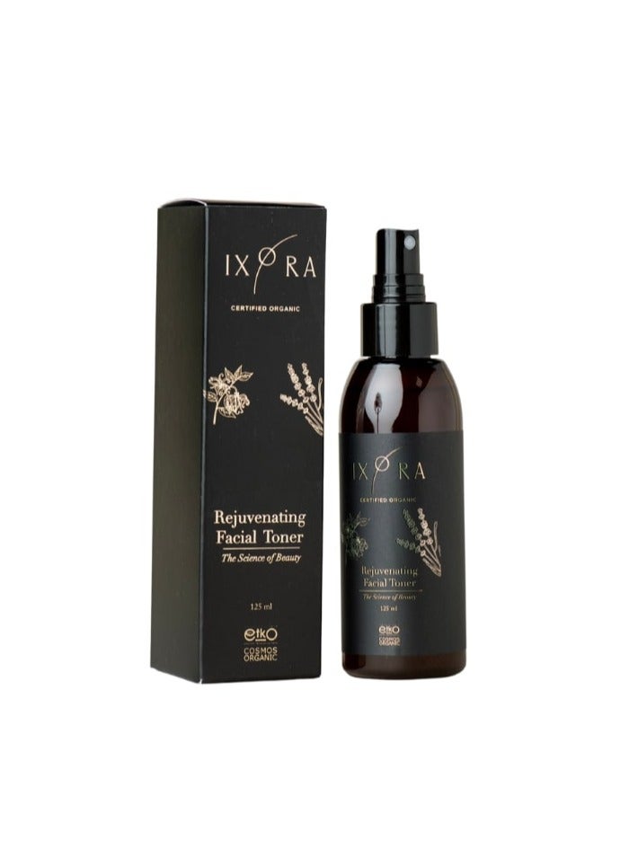 IXORA Rejuvenating Facial Toner - Certified Organic - For Normal & Combination Skin - Spray - Balances the Ph Level of the skin - Image 1