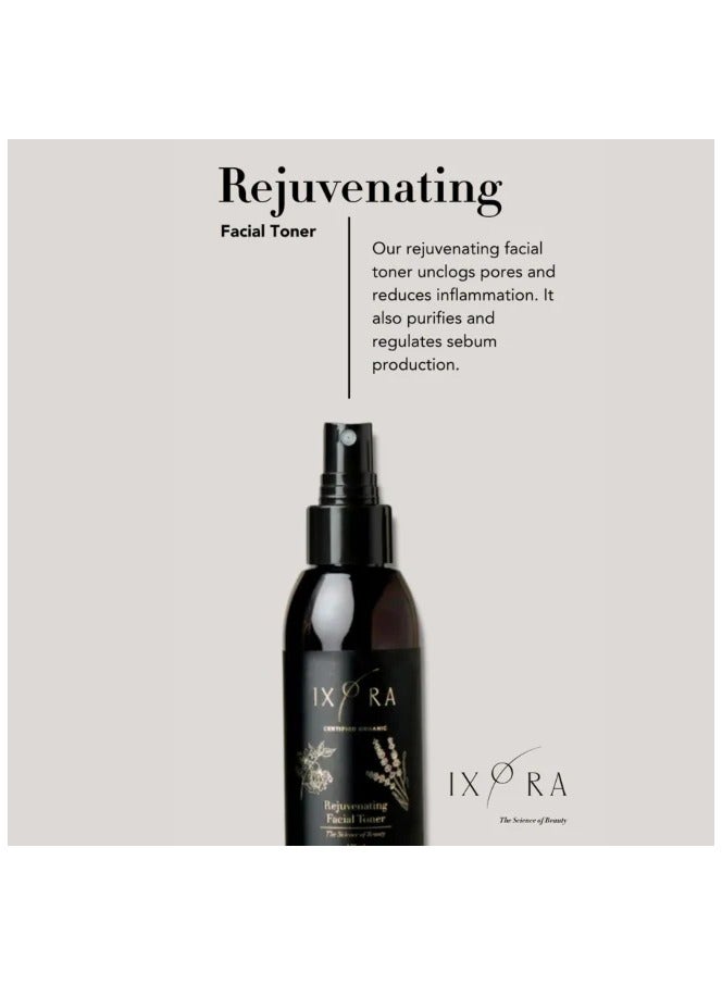 IXORA Rejuvenating Facial Toner - Certified Organic - For Normal & Combination Skin - Spray - Balances the Ph Level of the skin - Image 4