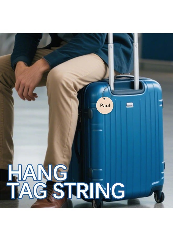 1000 قطعة من شرائط علامات التعليق المصنوعة من النايلون الأسود بطول 7 بوصات، وعلامات الملصقات مع خيط، وحلقات تثبيت بدبوس وربطات خطافية - Image 5