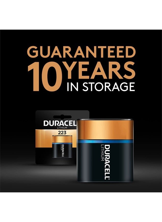 Duracell Duracell 223-6V Lithium-Battery, 1 Count Pack, 223 6 Volt High Power Ultra Lithium-Battery, Long-Lasting for Video and Photo-Cameras, Lighting Equipment, and More  - Image 2