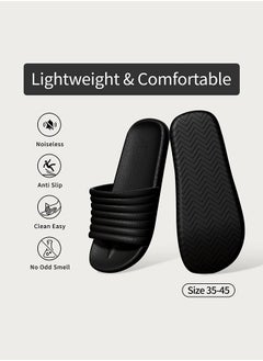 YORGOU Bathroom Slippers For Men and Women Non-Slip Quick Drying Shower Shoes Comfortable And Soft Sole Slide On Sandal  - Image 3