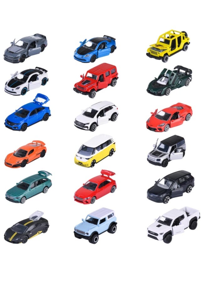 Majorette Auto Showroom Premium Metal Toy Car with Freewheel, Suspension & Opening Parts, Assorted Styles - Image 1
