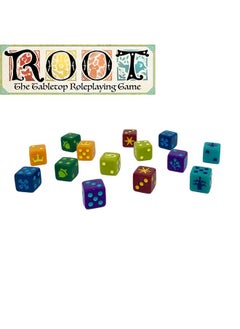 Magpie Games Dice Set For Root: The Roleplaying Game, 14 Six-Sided Dice Engraved With 7 Woodland Factions, Tabletop Fantasy Adventure  - Image 3