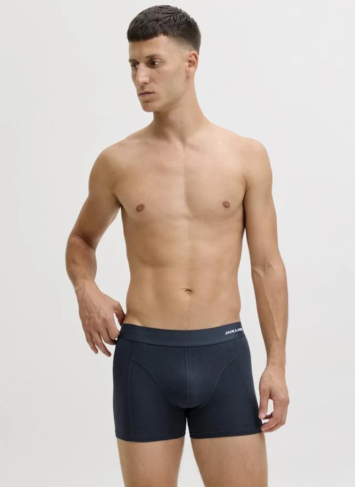 JACK & JONES  3 Pack Bamboo Boxers for Men | Best Price UAE