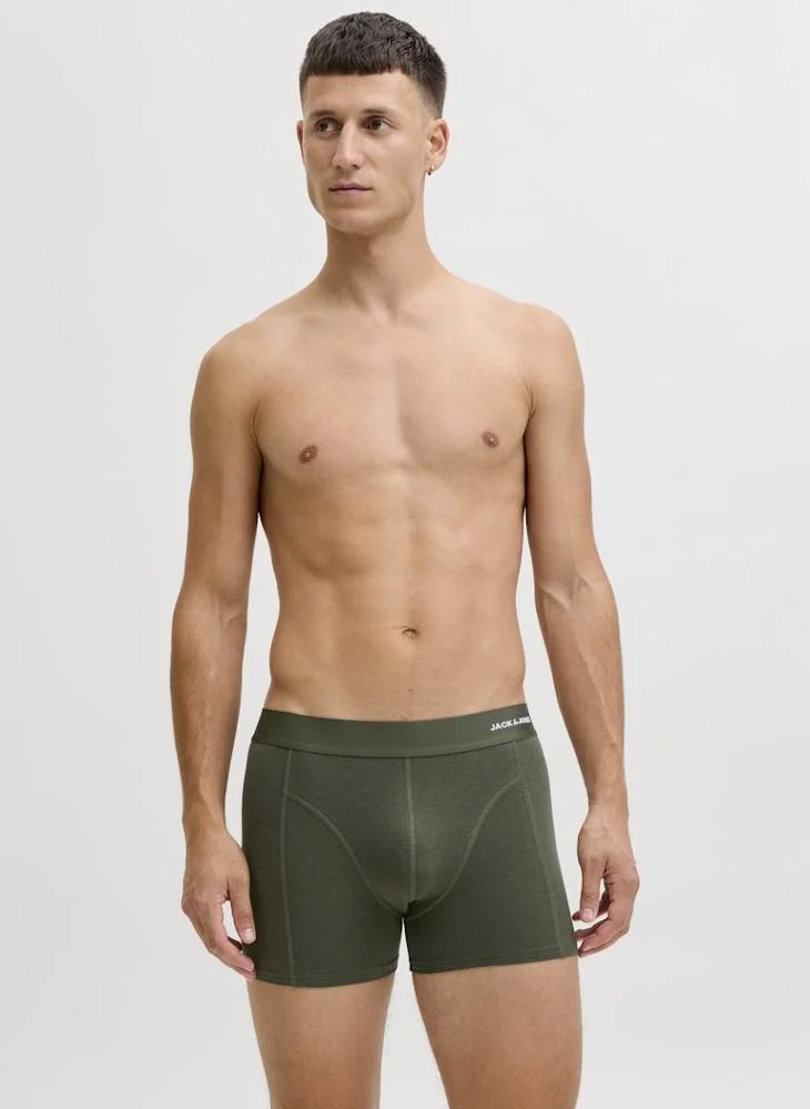 JACK & JONES  3 Pack Bamboo Boxers for Men | Best Price UAE