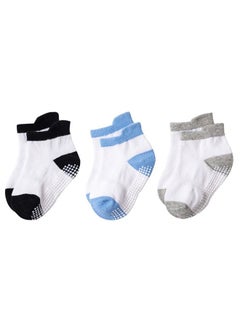 Umiwin 6 Pairs Of Cotton Non-Slip Striped Socks Multicolor  - Image 2