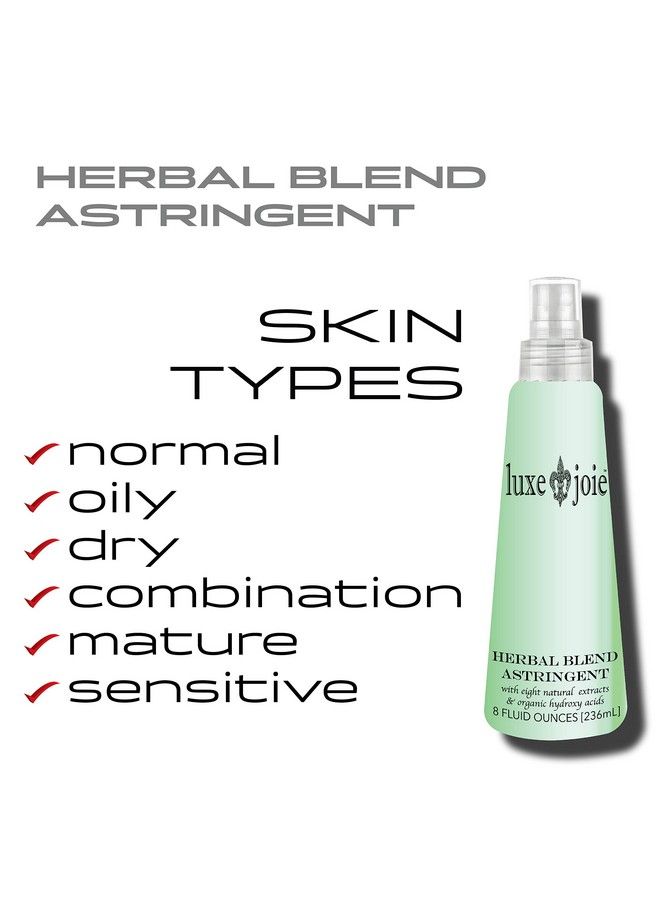 LuxeJoie Herbal Blend Astringent Natural Extracts Salicylic Acid Bha Beta Hydroxy Acid - Image 3