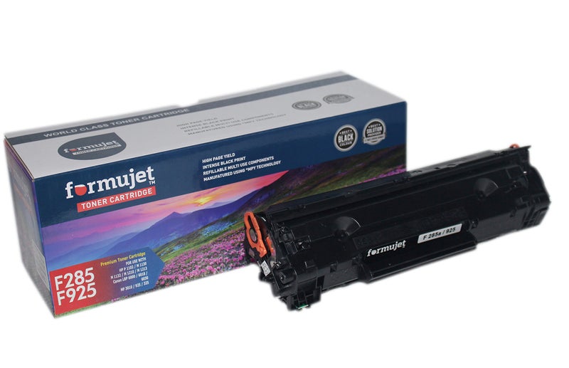 Formujet F 925 Toner Cartridge 925 / CE285A ( 1600 Pages ) Compatible Black Toner Cartridge for HP P1100, P1102, P1102w, M1130, M1132, M1134, M1137, M1138, M1139, M1210, M1212f etc - Image 1