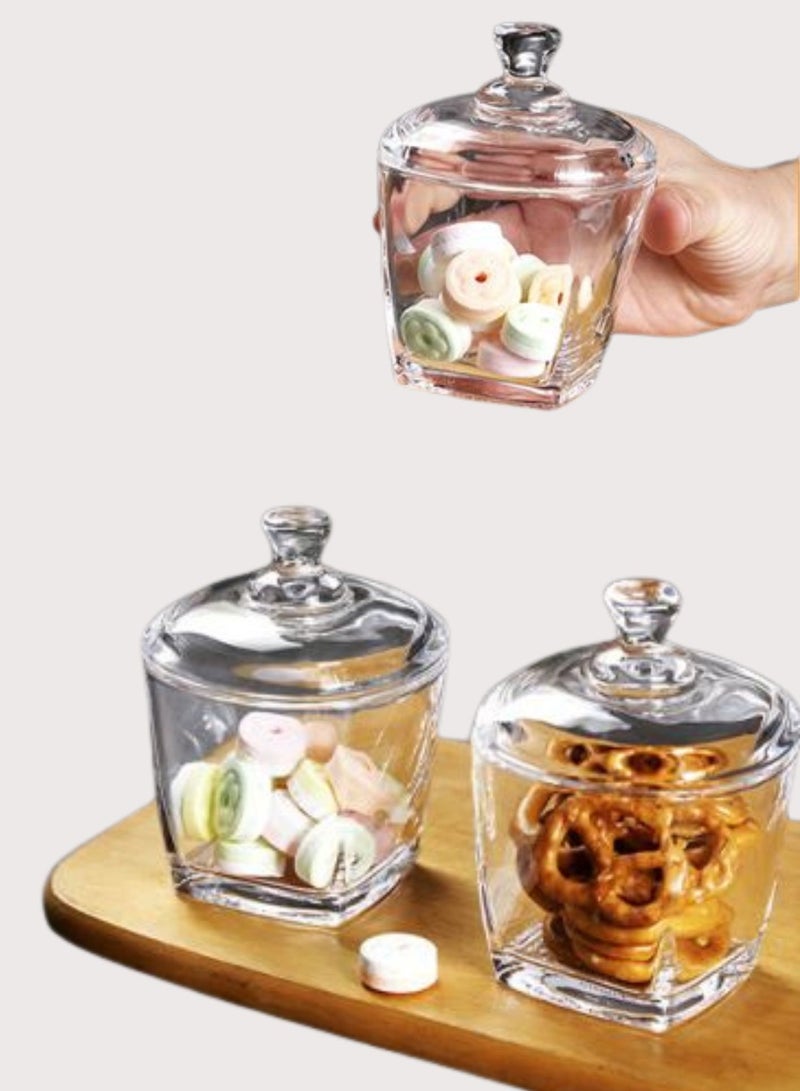 Glass Storage Jar with Lid 260ml  - Image 4