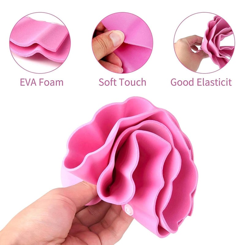 Concepta Baby bath Shower Cap,Bath Visor hat for Eye and Ear wash Protection,Adjustable Silicone Bathing Crown Waterproof Shampoo hat for Washing Hair, Shower Bathing Protection Bath Cap for Toddler, Baby, Kids, Children (Pack of 3 Pis) - Image 3