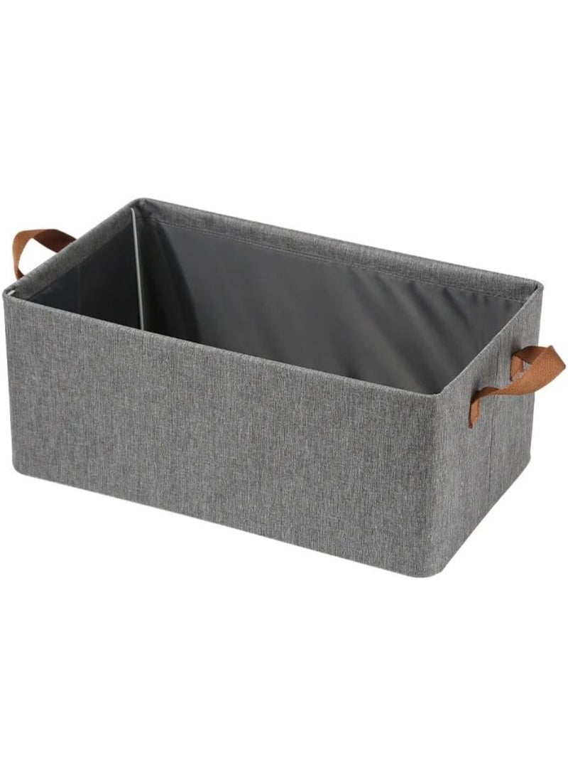 Foldable wardrobe organizer storage box with steel frame for closet shelves, 1 piece, multi-colored