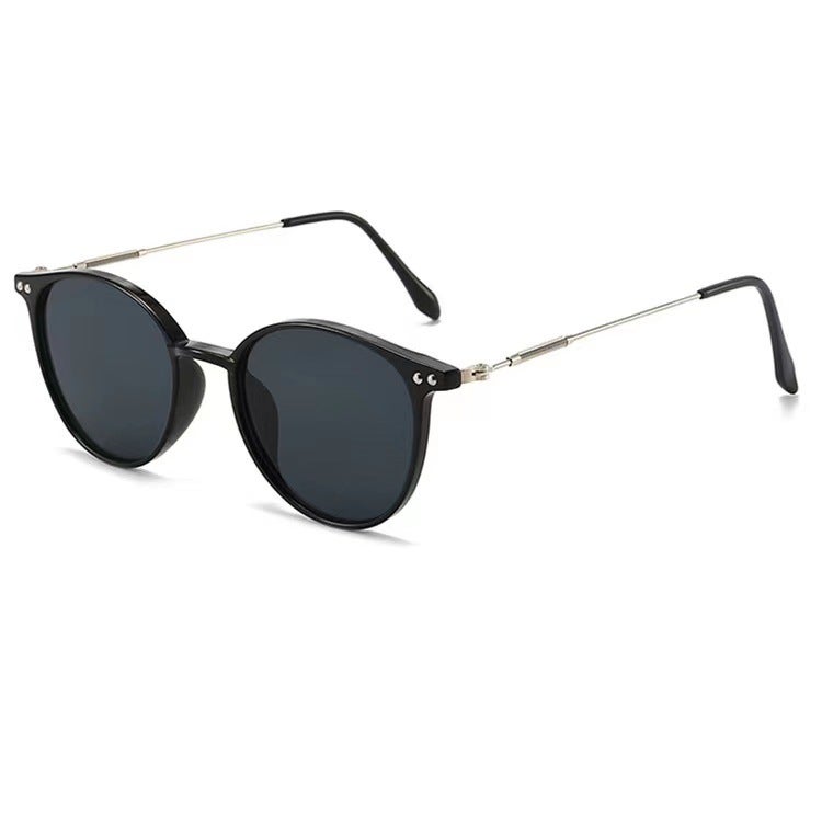 Generic Polarized Sunglasses Unisex UV Protection bright black all gray 