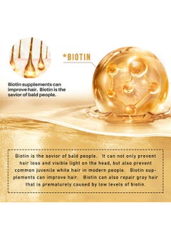 SAUVASINE Biotin Hair Growth Premium Serum, Hair Thickening Serum with Castor Oil, Ginger Root Extract, Volumizing Hair Thickening Serum for Hair Growth, Reduces Hair Loss 30ml  - Image 3