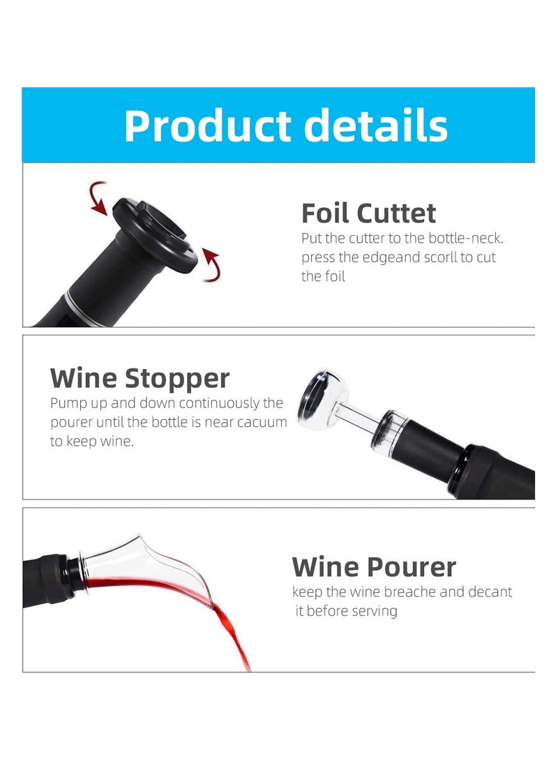 Electric Bottle Opener For Red Wine, Foil Cutter Automatic Red Wine Openers, Kitchen Accessories Gadgets, Bottle Opener  - Image 3