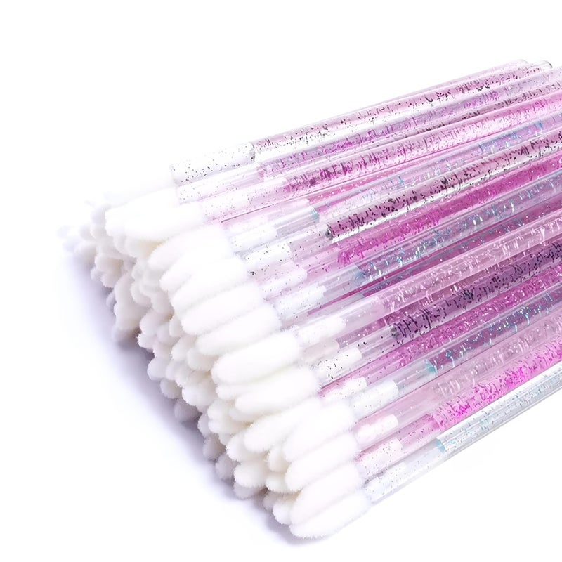 Makeup Brushes - 50 Disposable Lip Applicator Wands for Lipstick and Gloss Application - Image 3