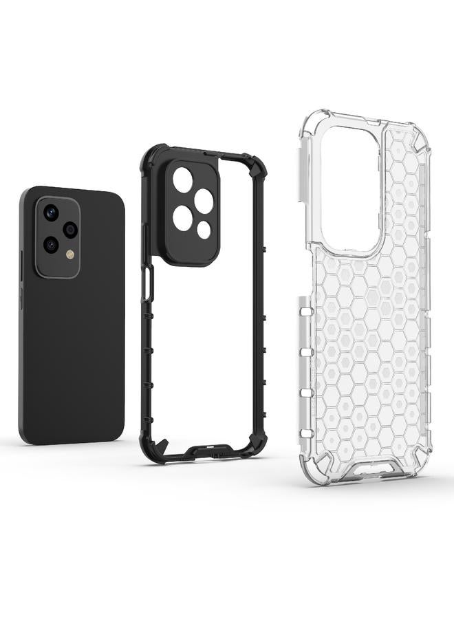 S-TOP Case For Honor 200 Lite Global Shockproof Honeycomb PC + TPU Protective Phone Case - Image 5