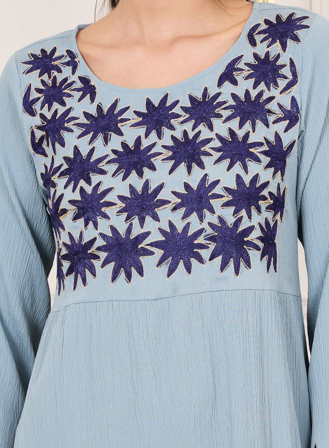 Thread Embroidered Jalabiya