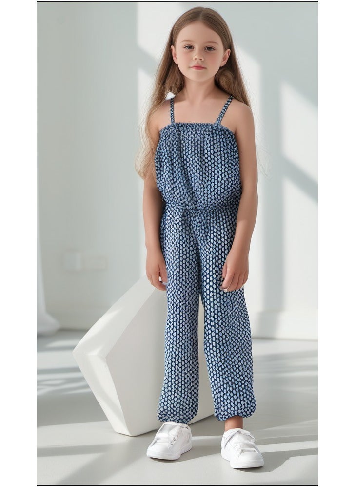 RALPH LAUREN - Ralph Lauren Kids Blue jumpsuit - Image 1