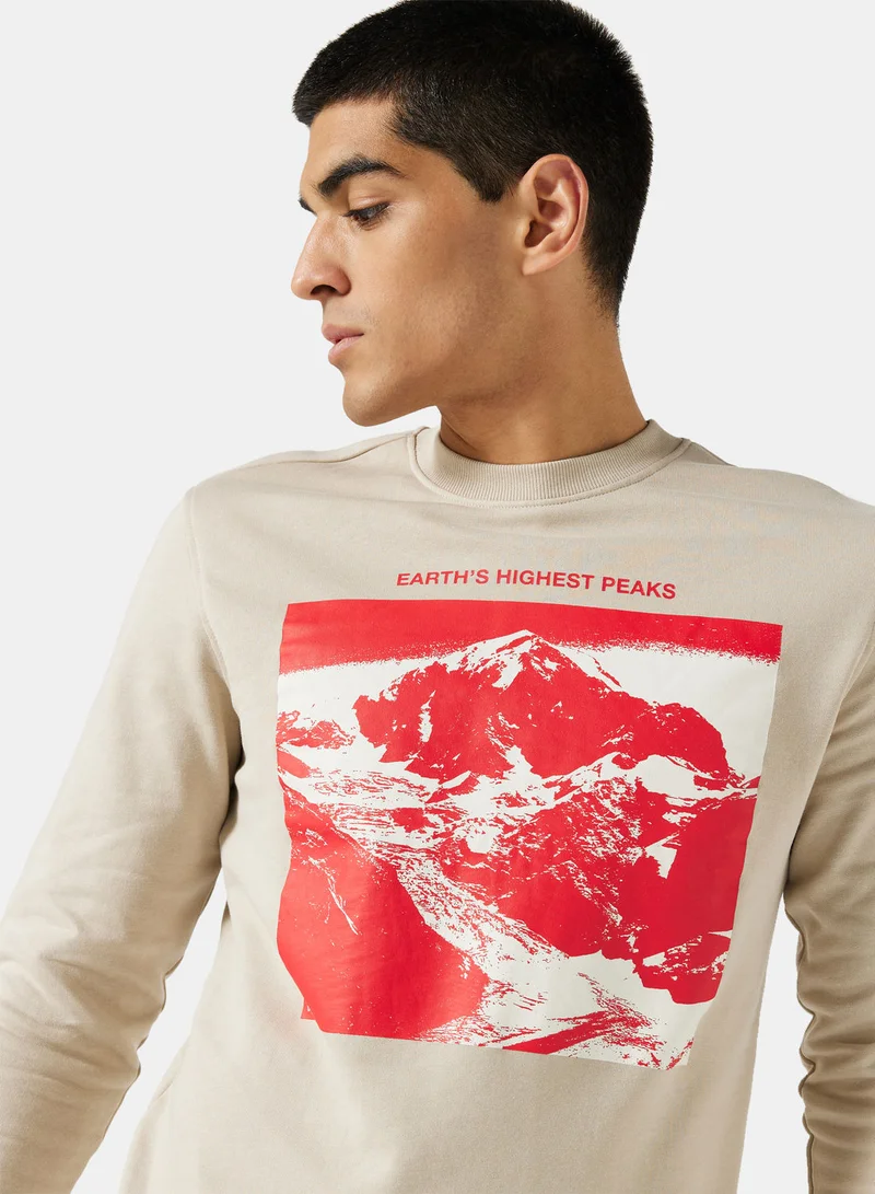 Only & Sons Dylan Graphic Crew Neck Sweater