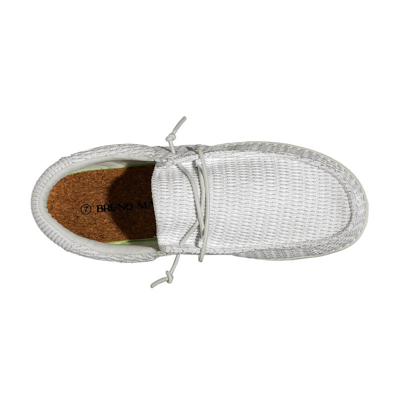Bruno Marc Womenâ€™s Slip-on Loafers Casual Shoes,Size 8,Sliver Shine,SBLS225W - Image 4