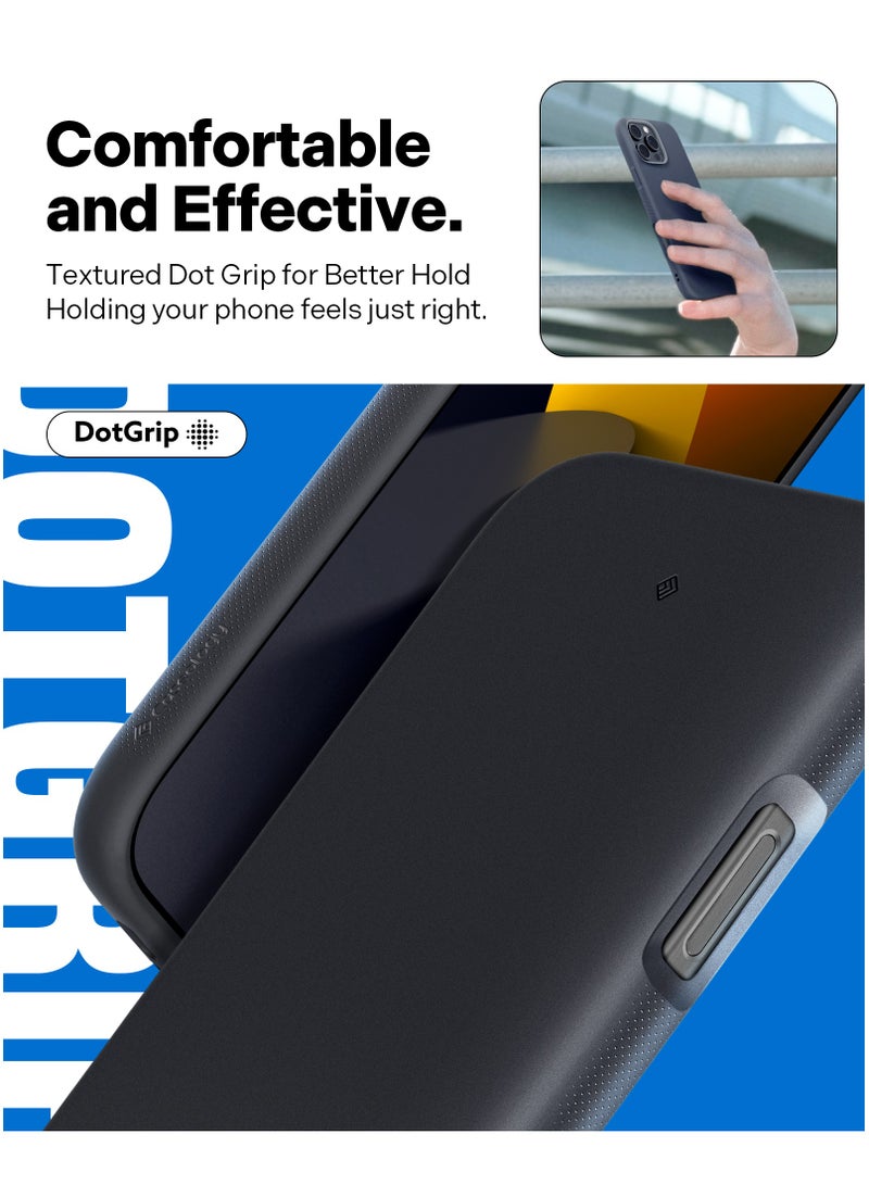 Caseology غطاء حماية Nano Pop Mag لجهاز iPhone 16 Pro MAX مع تقنية MagSafe - سمسم أسود - Image 4