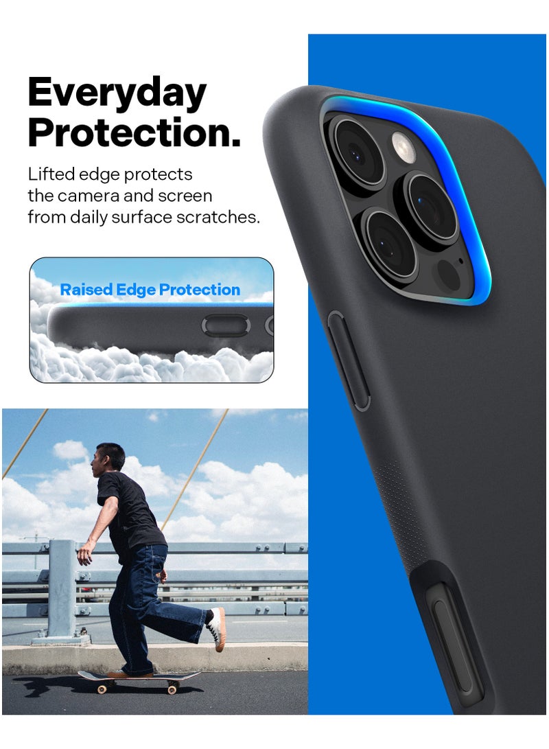 Caseology غطاء حماية Nano Pop Mag لجهاز iPhone 16 Pro MAX مع تقنية MagSafe - سمسم أسود - Image 5