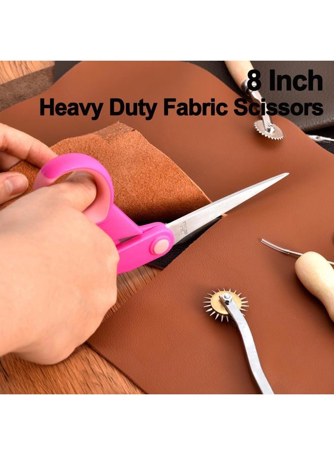 Zicolu Premium Sewing Scissors Bundle: Heavy Duty Fabric, Detail Embroidery & Small Selvedge Scissors, Thread Snips for Tailoring, Dressmaking, Quilting & Arts&Crafts - Image 3