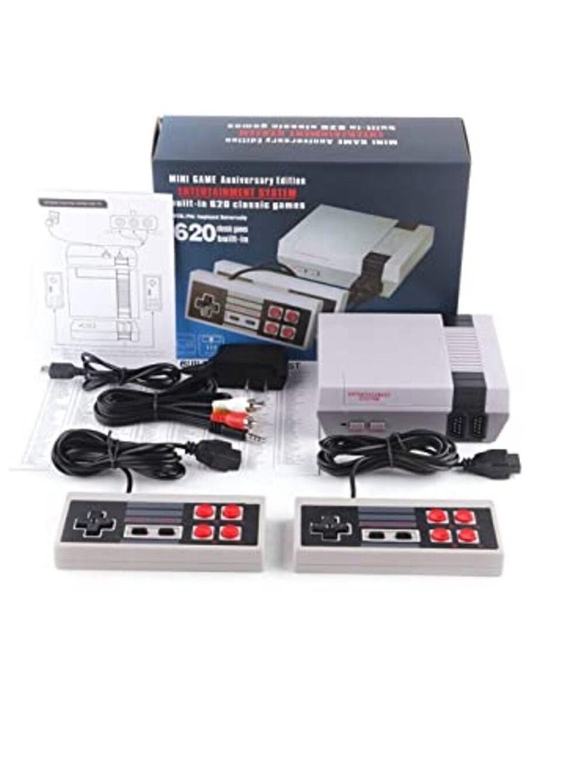 620 Games in 1 Classic Retro TV Game Pass Mini Game Console with 2 Controllers