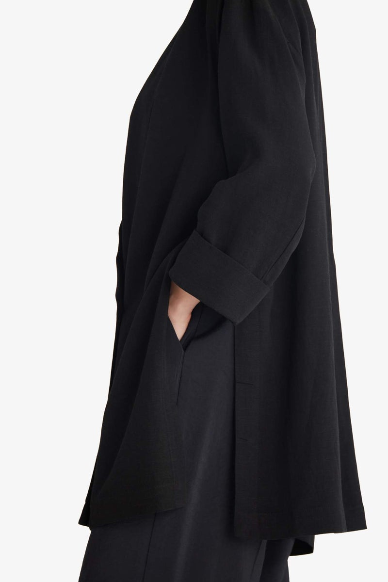 DeFacto Regular Fit Jacket Collar Cotton Blazer - Image 4