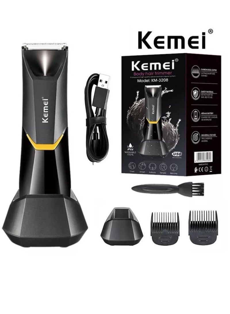 kemel Professional Body Hair Trimmer KM-3208 - Image 1
