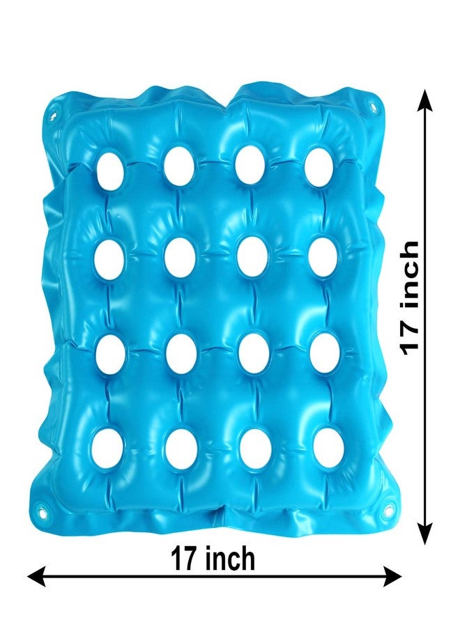 SUNSHINE-MALL Office Chair Cushions, air Cushion seat, sit Cushion, with air Vent, can be a Small Amount of air or Water, Very Suitable for Office Chair and Wheelchair use(Blue 19 inch) - Image 4