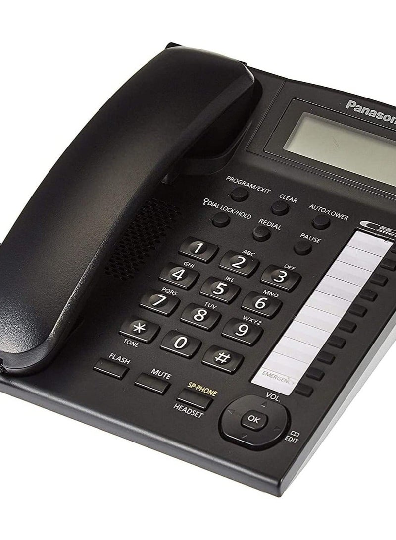 باناسونيك هاتف سلكي متكامل من باناسونيك KX-TS880 ، أسود - Image 2
