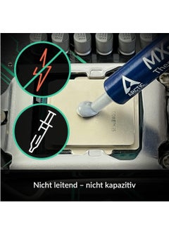 Arctic ARCTIC MX-4 (Including Spoon, 4g) - Thermal Compound Paste, High Performance Carbon, Heatsink Paste, CPU Thermal Compound for All Coolers, Thermal Interface Material  - Image 3