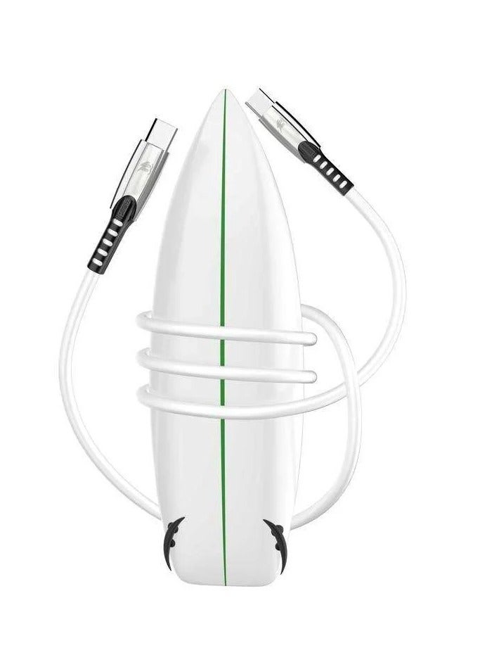 Spark Berry Type C - PD cable, cable, 1.2 m, 5 amps (black and white) - Image 4