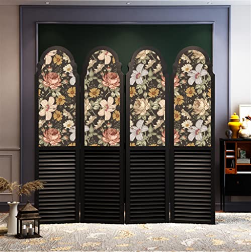 Blooming Wall Multicolor Peony Daisy Peel and Stick Wallpaper Removable Self Adhesive Wall Mural Wall Decor, 14.5 Square Ft/Roll - Image 3