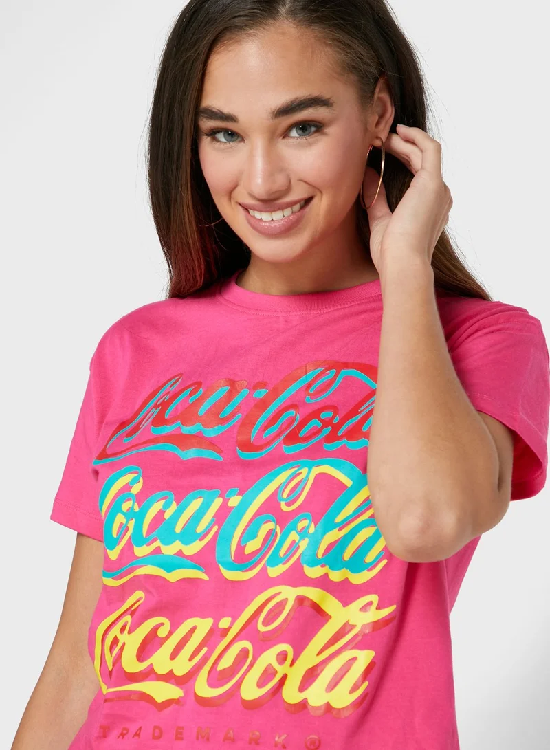 Coca-Cola Coca-Cola Cropped T-Shirt