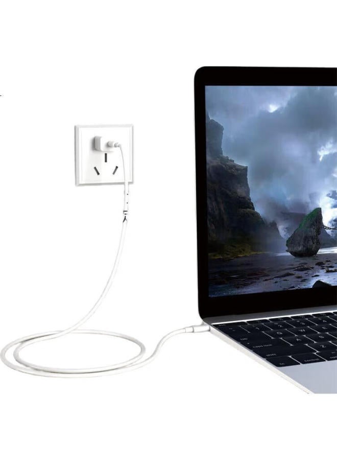 Lenvog Lanwo Harbor Iphone 16/15 Data Cable Pd60W Fast Charging Cable C To C Charging Cable Universal For Apple Ipad/Macbook Huawei Xiaomi Phones 1.5M White - Image 2