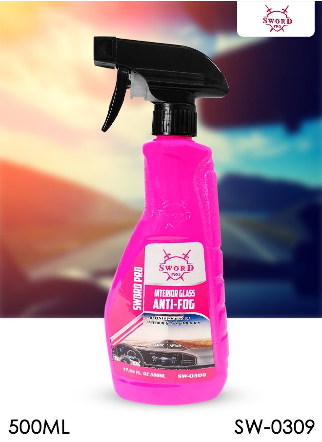 Sword Pro - Sword Pro Interior Glass Anti-Fog 500ml - Prevents Fogging for Clear Vision SW-0309 - Image 1