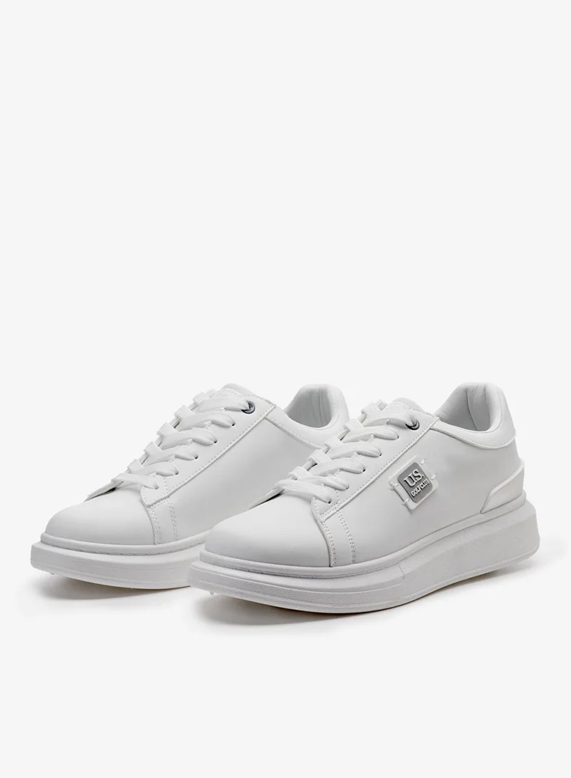 U.S. Golf Club  Men's Casual Lace-Up Sneakers White for Men | Best Price UAE
