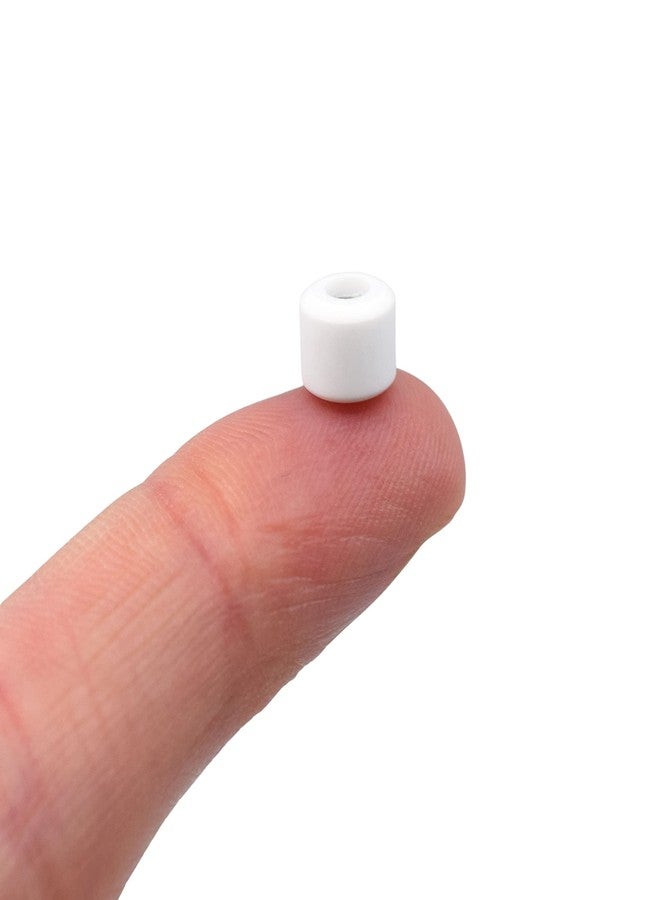 Teak Tuning Apex 71D Urethane Fingerboard Wheels, New Street Shape, 7.7mm Diameter, Ultra Spin Bearings - Made in The USA - White Snow Colorway - Image 4