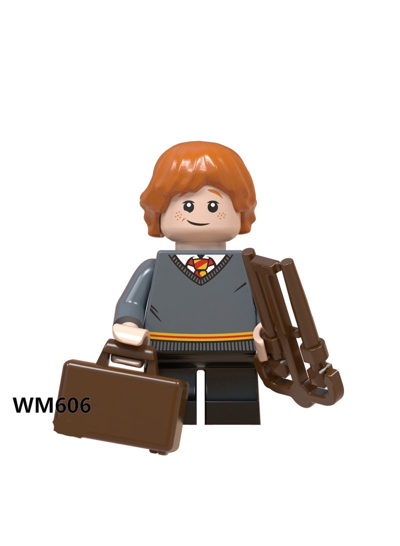 مجموعة من 7 قطعة من مكعبات البناء من سلسلة هاري بوتر، ألعاب صغيرة مناسبة للأولاد، حقيبة هدايا - Image 5