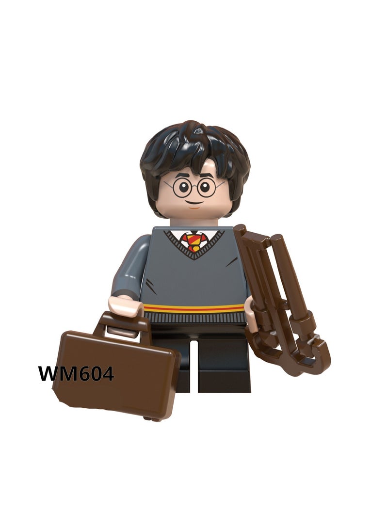 مجموعة من 7 قطعة من مكعبات البناء من سلسلة هاري بوتر، ألعاب صغيرة مناسبة للأولاد، حقيبة هدايا - Image 3