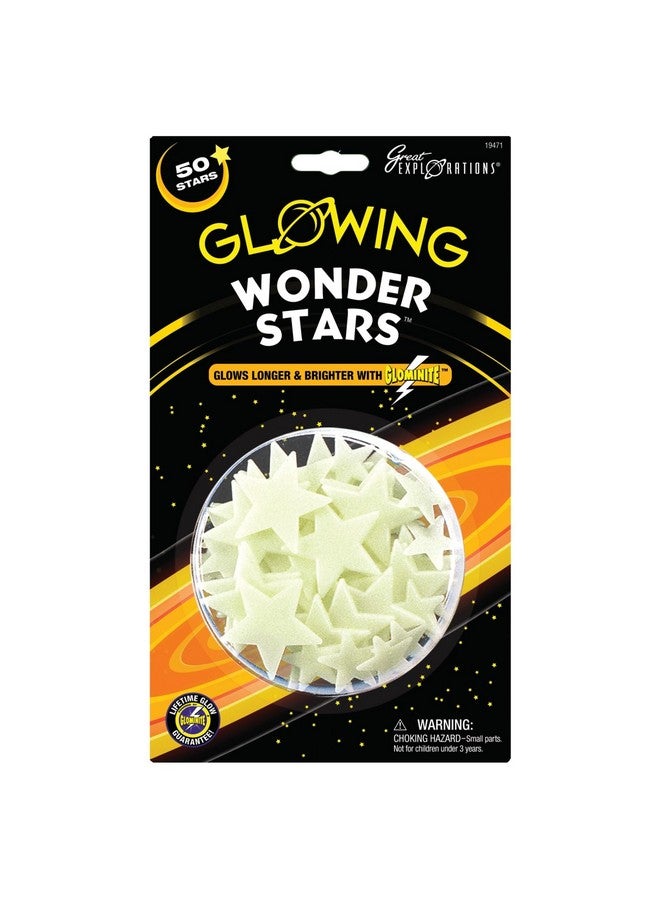 University Games Great Explorations Glow In The Dark Wonder Stars (50 Stars) - Image 1