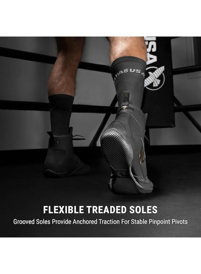 Hayabusa HAYABUSA PRO BOXING SHOES BLACK - Image 4