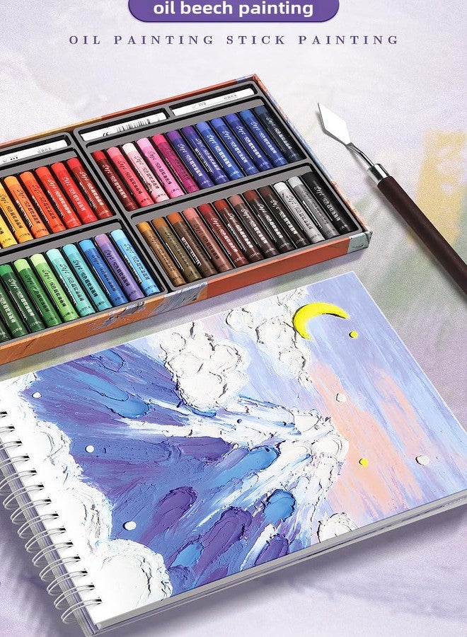 SAMVARDHAN Sketching Book for Artist, A4 Thickened Sketchpad for Artist, Students Hand-Painted Colored Lead Picture Album Sketch Book for Painting, Drawing, Art & Craft Work (60 Sheets) (Pink) - Image 3