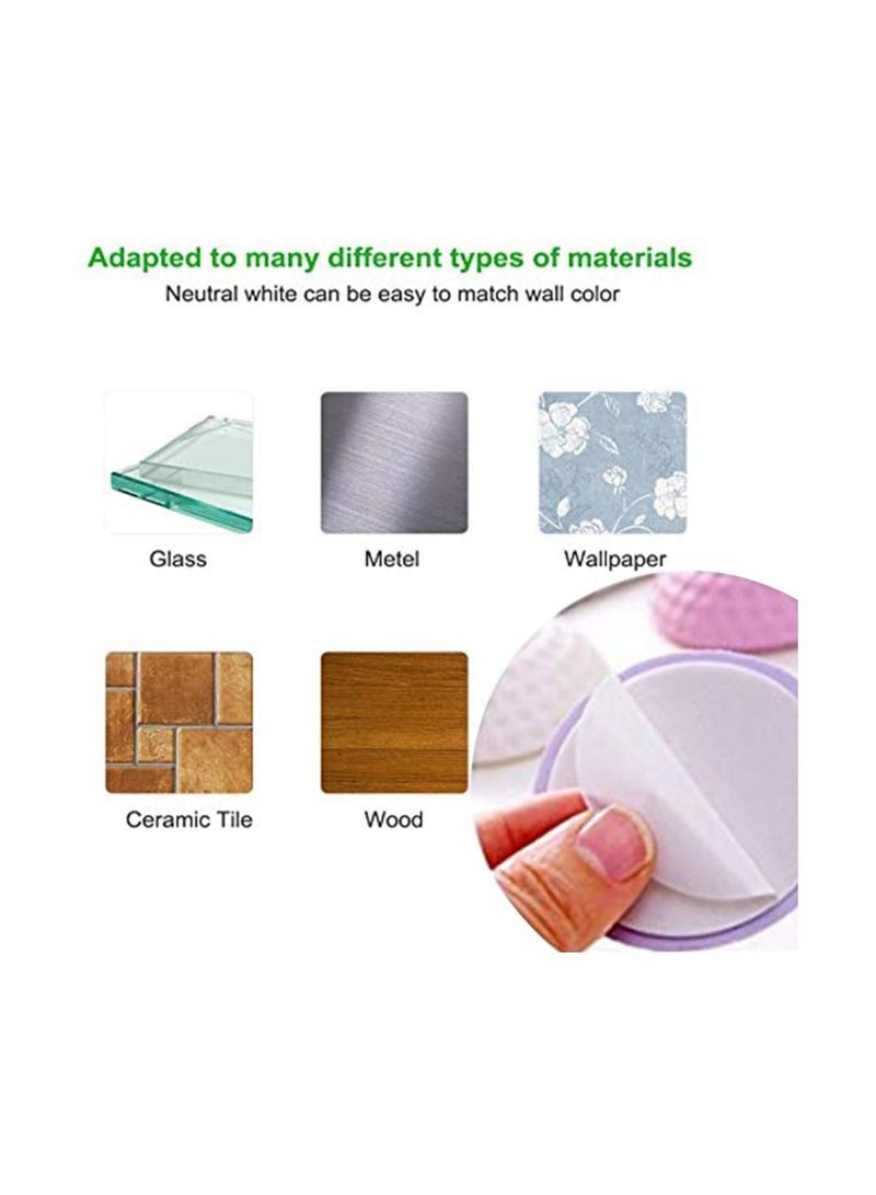 الباب سقف حامي الجدار المطاط المضادات,حامي الجدار السيليكون اللاصق الذاتي,مقبض الباب نصف الكروي حارس سقف المضادة لغرفة النوم والمطبخ والمكتب (6 أجهزة كمبيوتر شخصية لون عشوائي) - Image 4