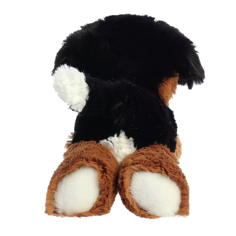 Aurora Adorable Mini Flopsie Bernie Mountain Dog Stuffed Animal  Playful Ease  Timeless Companions  Black 8 Inches - Image 4