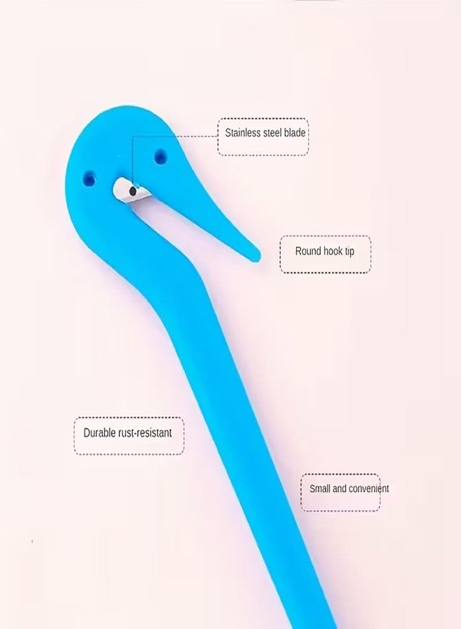 ستور 2508 Store2508 عبوة من 6 أدوات لإزالة ربطات الشعر المطاطية - أداة آمنة وسريعة لقص ربطات الشعر المطاطية للأطفال والكبار - مقبض بلاستيكي وشفرة من الفولاذ المقاوم للصدأ - متعددة الألوان - Image 3