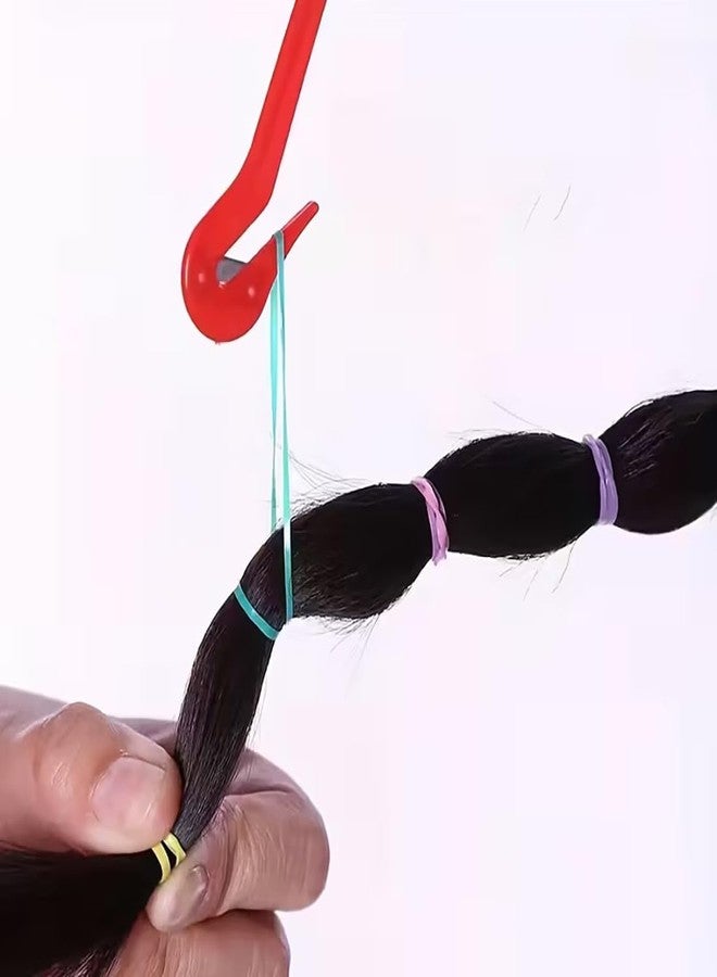 ستور 2508 Store2508 عبوة من 6 أدوات لإزالة ربطات الشعر المطاطية - أداة آمنة وسريعة لقص ربطات الشعر المطاطية للأطفال والكبار - مقبض بلاستيكي وشفرة من الفولاذ المقاوم للصدأ - متعددة الألوان - Image 4